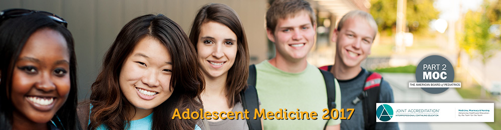 Adolescent Medicine 2017 Banner